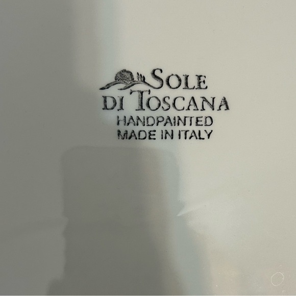 Large Serving Tray of HandPainted Tulips by 
Sole Di Toscana -Made in Italy - Picture 3 of 7